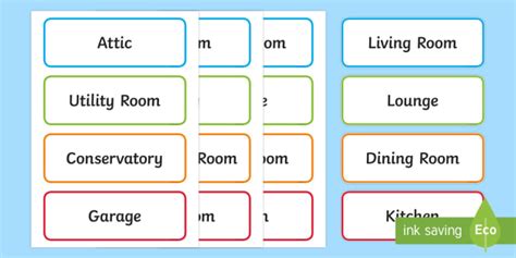 FREE! - About the House - Room Signs | Resources | Twinkl