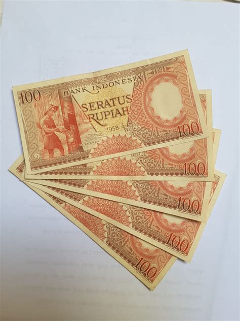 Jual Uang kuno/Uang Lama pecahan 100 Rupiah tahun 1958 - Kab. Sumedang ...