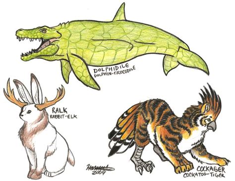 Animal Hybrids by Orcacat88 @ DeviantArt (Dolphidile, Dolphin ...