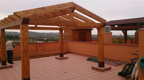 Construccion pergolas de madera – Materiales de construcción