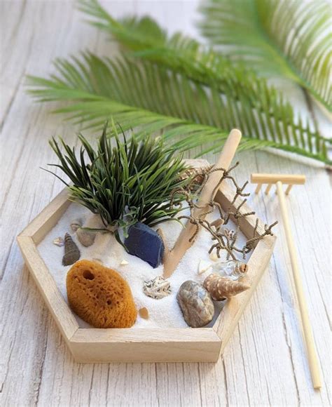 Mini DIY Kit Coastal Beach Zen Garden Desk and Cubicle - Etsy