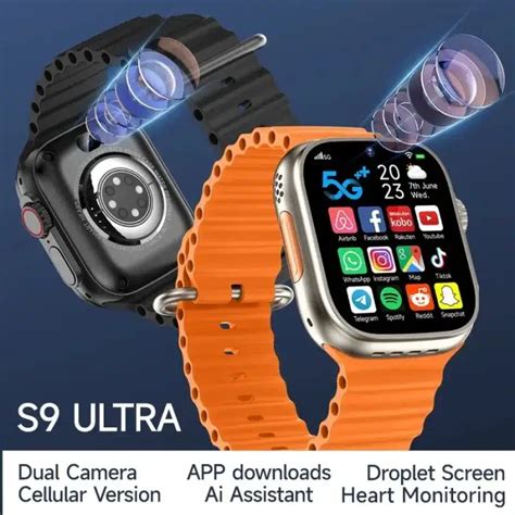 S9 ULTRA 4G Android Smartwatch Dual Camera Setup : Gadget & Me