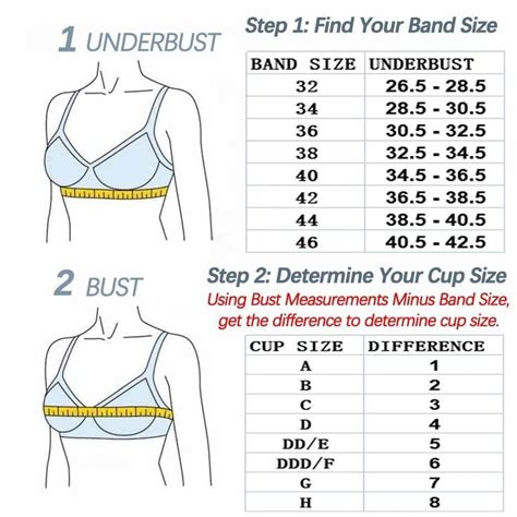 Pin on Bra size guide