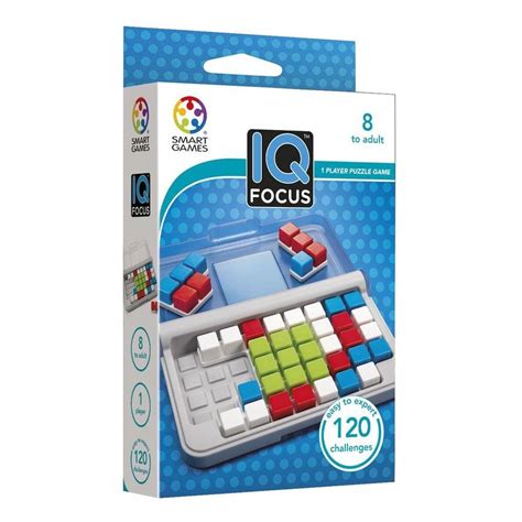 Smart Games IQ Focus 1 Player Puzzle Logic Brain Game Board Kids/Adults ...