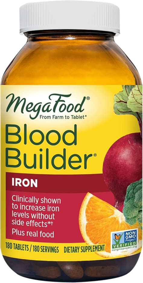 MegaFood Blood Builder – Iron Supplement Shown to Increase Iron Levels ...