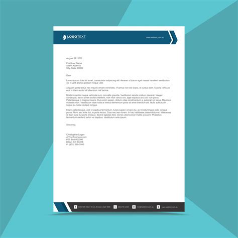 Professional Business Letterhead Design Template 324955 Vector Art at ...