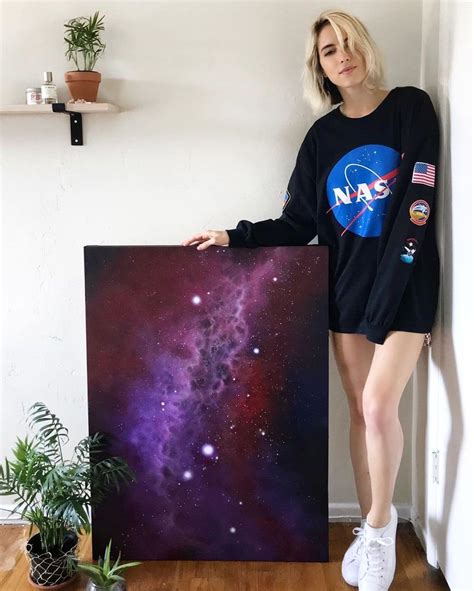 Artist Creates Fantastic Abstract Paintings of Colorful Galaxies