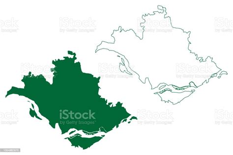 Begusarai District Map Vector Illustration Scribble Sketch Begusarai ...