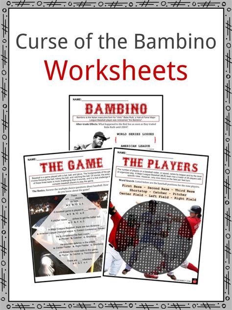 Curse of the Bambino Facts, Worksheets & Infamous Trade For Kids