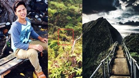 What happened to Daylenn Pua after climbing Hawaii's infamous Haiku Stairs?