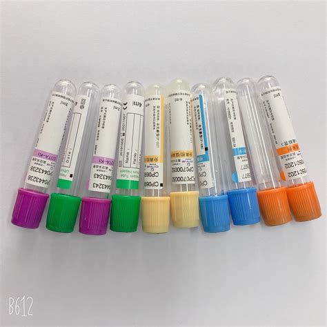 0.5 M EDTA Vacutainer Blood Collection Tubes Color Guide Purple Cap Tubs