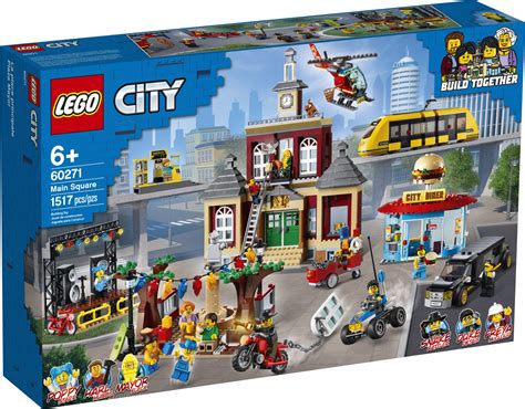 LEGO City Main Square 60271Cool Building Toy for Kids (1,517 Pieces ...