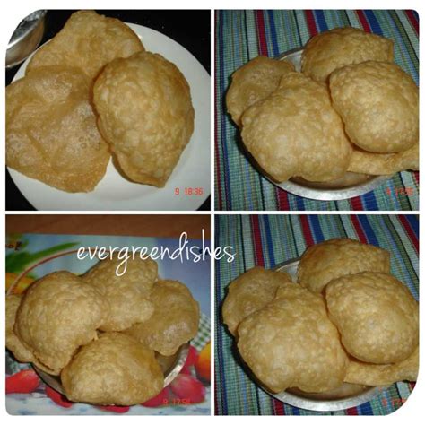 Making of Puri in steps - Ever Green Dishes