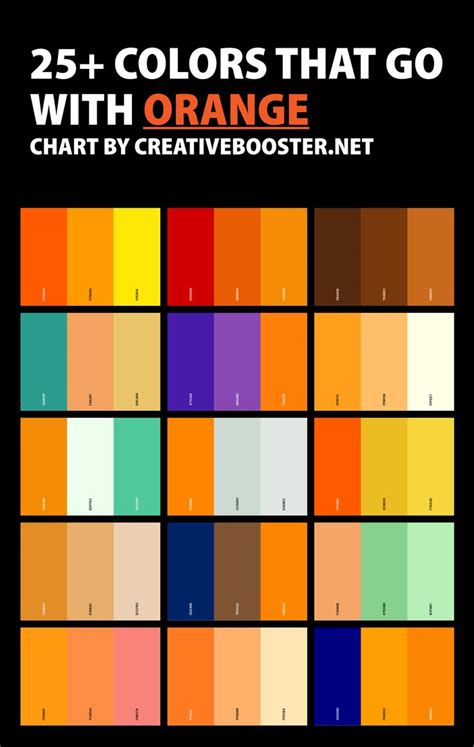 25+ Best Colors That Go With Orange (Color Palettes) | Orange color ...