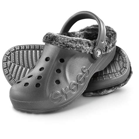 Crocs Baya Heathered Lined Clogs - 608581, Casual Shoes at Sportsman's ...