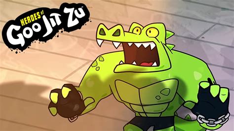 Rockjaw is scared? | HEROES OF GOO JIT ZU | cartoon for kids | GOO JIT ...