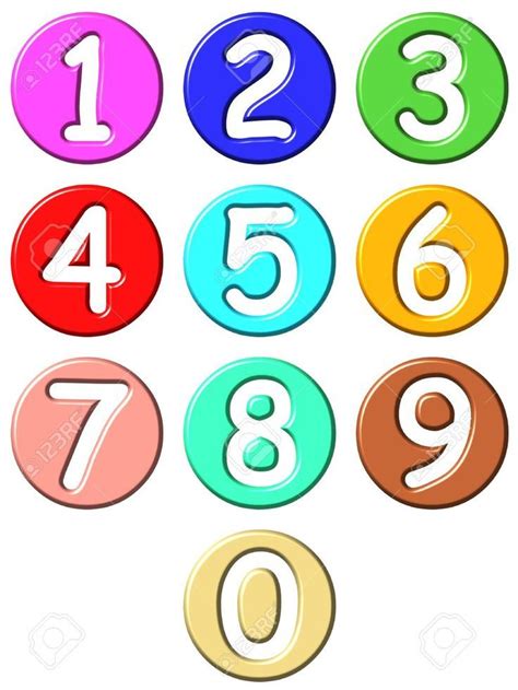 Clipart Numbers 1 20 Images