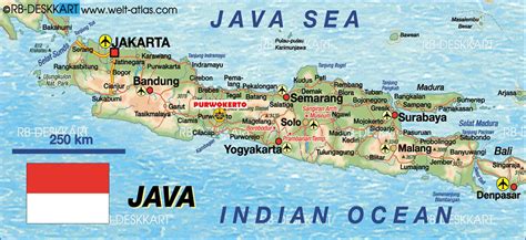 Peta Jawa: Peta Pulau Jawa