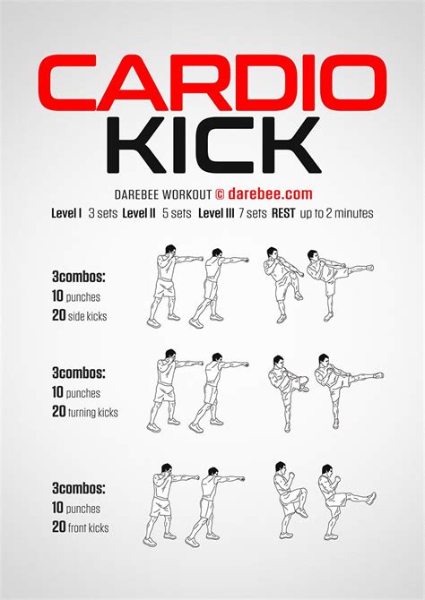 Cardio Kick Workout | Kickboxing workout, Cardio kickboxing workout ...