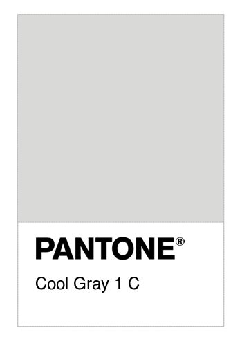 Colore PANTONE® Cool Gray 1 C - Numerosamente.it