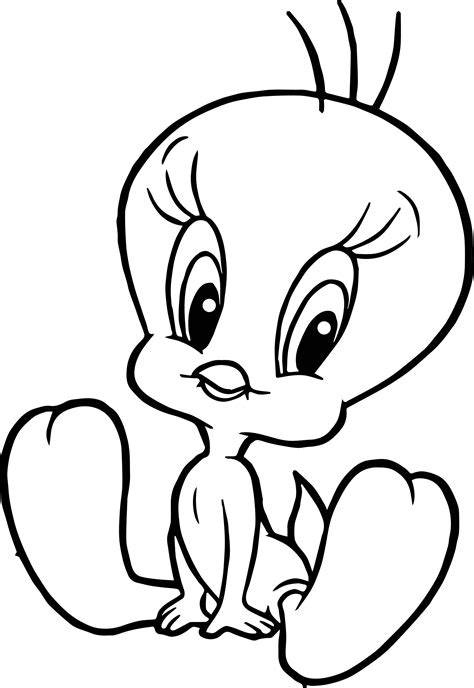 Bad Tweety Bird Coloring Pages Coloring Pages