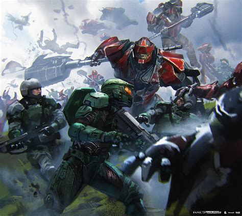 Halo Wars 2 Concept Art by Yap Kun Rong | Concept Art World