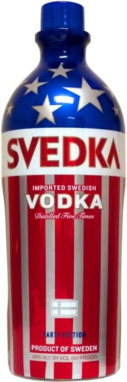 Svedka Vodka's patriotic package - expect it before early July! # ...