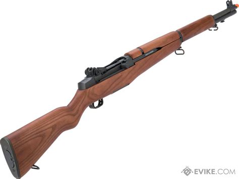 G&G M1 Garand Full Size Airsoft AEG Rifle with Real Wood Stock (Package ...