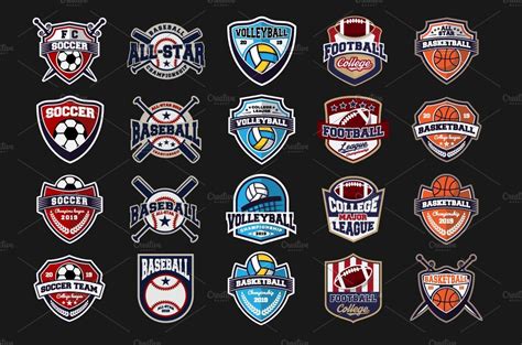 20 sport team logos template – Artofit