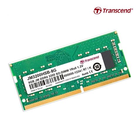 Transcend 4GB DDR4 3200 Notebook RAM