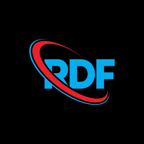 logo RDF. lettre rdf. création de logo de lettre rdf. initiales logo ...