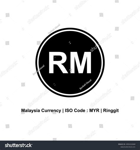 Malaysia Currency Symbol Malaysian Ringgit Icon Stock Vector (Royalty ...