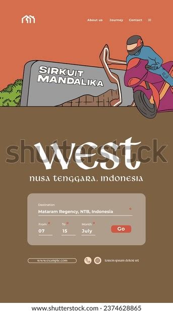 West Nusa Tenggara Indonesia Culture Illustration Stock Vector (Royalty ...