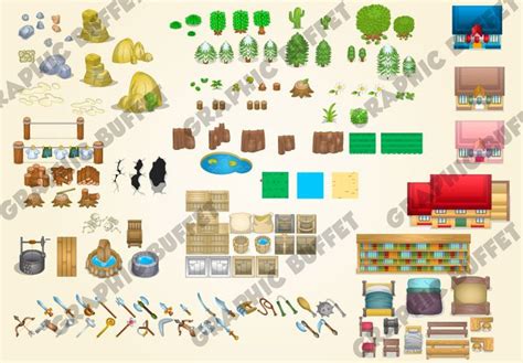 Top Down RPG Pack | Zelda style Game Graphics For budding indie devs ...