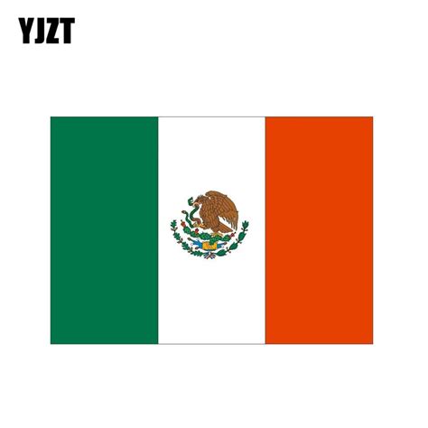 YJZT 10.2CM*7CM Car Sticker Car Accessories Mexico Flag Stickers Funny ...