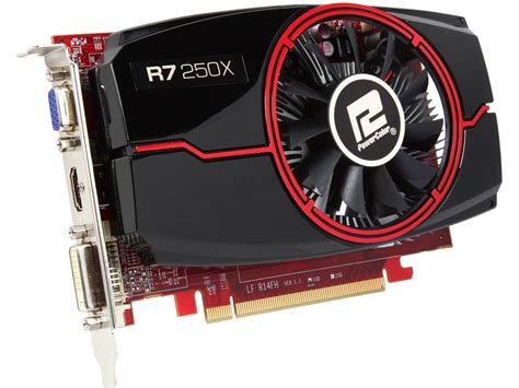 Open Box: PowerColor Radeon R7 250X DirectX 11.1 AXR7 250X 1GBD5-HE ...