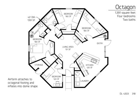 Dome Home Floor Plan Feature: The Octagon Dome Cabin - Brooks Construction