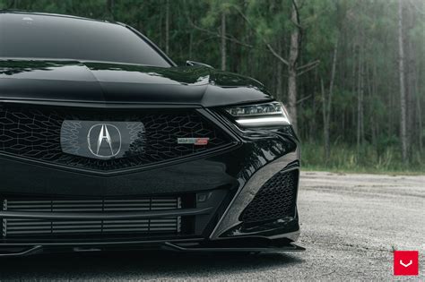 New Acura TLX Type S Is So Dark It Looks Like a Shadow - autoevolution