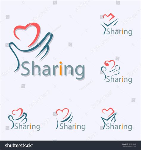 Sharing Logo Stock Vector Illustration 321015062 : Shutterstock