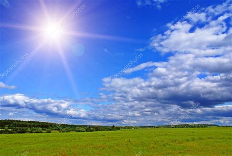 Sunny landscape — Stock Photo © alexkar08 #1119664