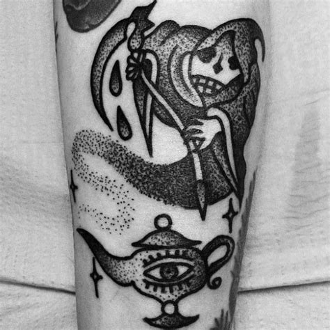 30 Magic Genie Lamp Tattoo Designs for Men