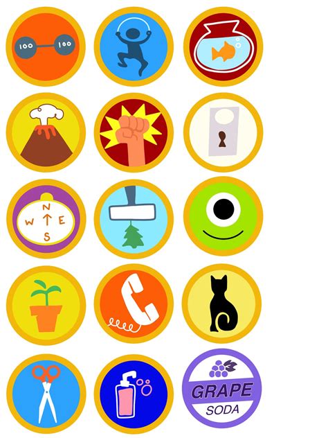 Wilderness Explorer Badges Digital Download, Clipart, Printable 77 ...