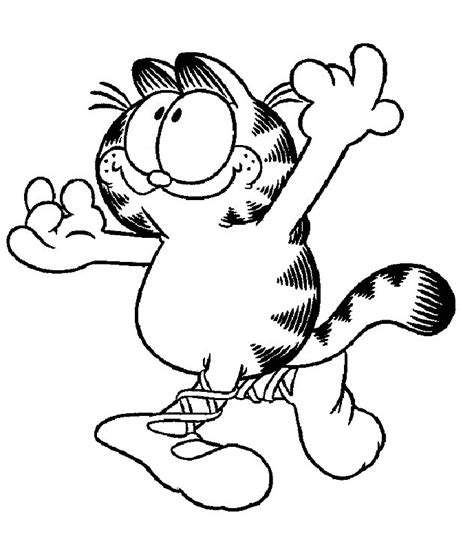 Black And White Garfield Clip Art Clip Art Library 4500 | The Best Porn ...