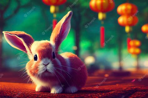 Premium Photo | Rabbit Zodiac sign for the year of the Rabbit