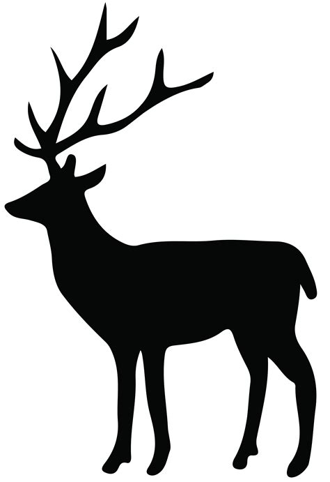 Deer Silhouette PNG Transparent Clip Art Image | Gallery Yopriceville ...