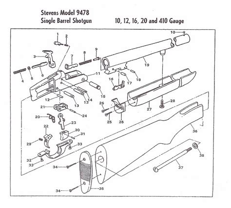 Savage Shotgun Parts, Stevens Shotgun Parts,Springfield Shotgun Parts ...