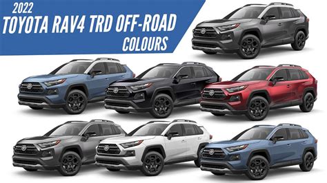 Toyota Rav4 2022 Colors