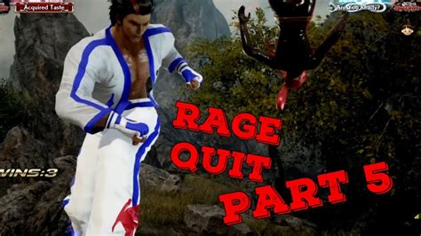 TEKKEN RAGE QUIT COMPILATION #5 - YouTube