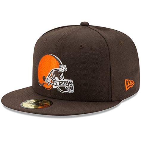 Men's New Era Brown Cleveland Browns Omaha 59FIFTY Fitted Hat