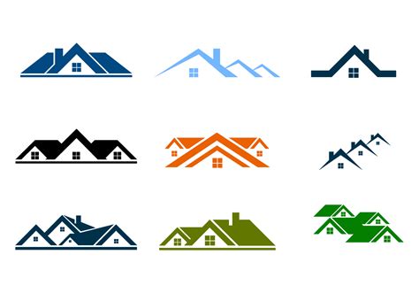 Rooftops Logo Vector | Construction logo design, Roofing logo, House ...